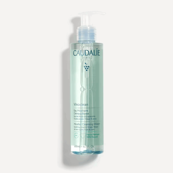Caudalie Vinoclean Micellar Water Αφαίρεσης Μακιγιάζ Προσώπου & Ματιών για Ακνεϊκές Επιδερμίδες 200ml