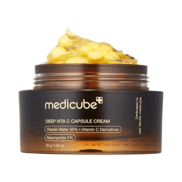 Medicube Deep Vita C Capsule Ενυδατική Κρέμα Προσώπου με Βιταμίνη C & Νιασιναμίδη 55gr - Image 2