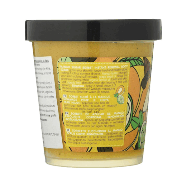 Organic Shop Body Desserts Scrub Σώματος Mango Sugar Sorbet 450ml - Image 2