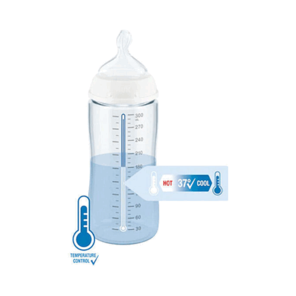 Nuk Πλαστικό Μπιμπερό First Choice Plus με Θηλή Σιλικόνης 300ml για 6-18 μηνών Lion King - Image 2