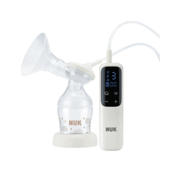 Nuk Ηλεκτρικό Απλό Θήλαστρο Soft & Easy Ρεύματος Λευκό 150ml - Image 2