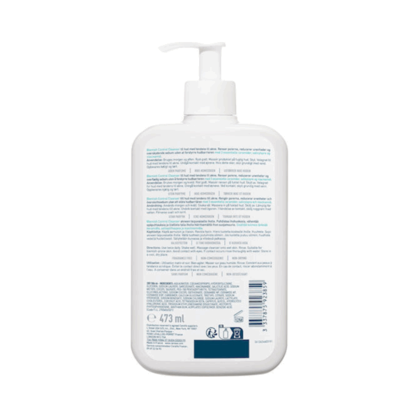CeraVe Blemish Control Gel Καθαρισμού Προσώπου για Ακνεϊκές Επιδερμίδες 473ml - Image 2