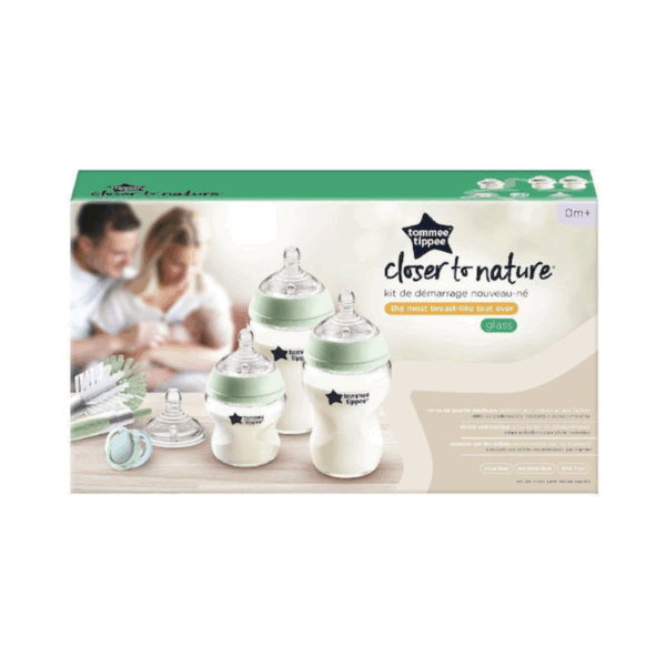 Tommee Tippee Σετ Γυάλινα Μπιμπερό Κατά των Κολικών με Θηλή Σιλικόνης για 0+ μηνών Πράσινο 150ml 7τμχ - Image 3
