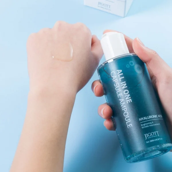 Jigott All In One Capsule Ενυδατικό Serum Προσώπου  Υαλουρονικό Οξύ για Λάμψη 200ml - Image 2