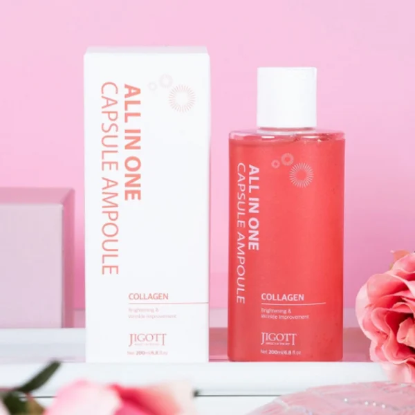 Jigott All In One Capsule Ενυδατικό Serum Προσώπου με Κολλαγόνο 200ml - Image 2