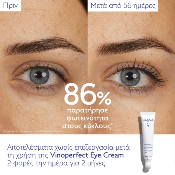 Caudalie Vinoperfect Κρέμα Ματιών κατά των Πρηξιμάτων για Λάμψη 15ml - Image 8
