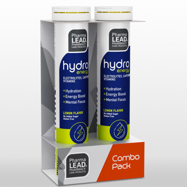 Pharmalead 1+1 Hydro Energy + Hydro Energy Ηλεκτρολύτες με βιταμίνες και καφεΐνη 40 ταμπλέτες