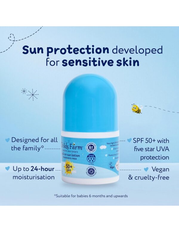 Childs Farm Roll On SPF50 Αδιάβροχο Παιδικό Αντηλιακό Stick 50ml - Image 2