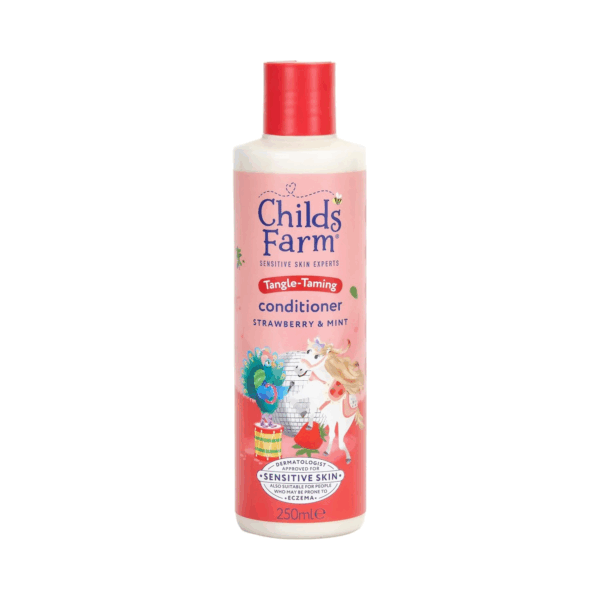 Childs Farm Παιδικό Conditioner & Αφρόλουτρο με Φράουλα / Μέντα για Εύκολο Χτένισμα σε Μορφή Gel , Ιδανικό για Μπούκλες 250ml