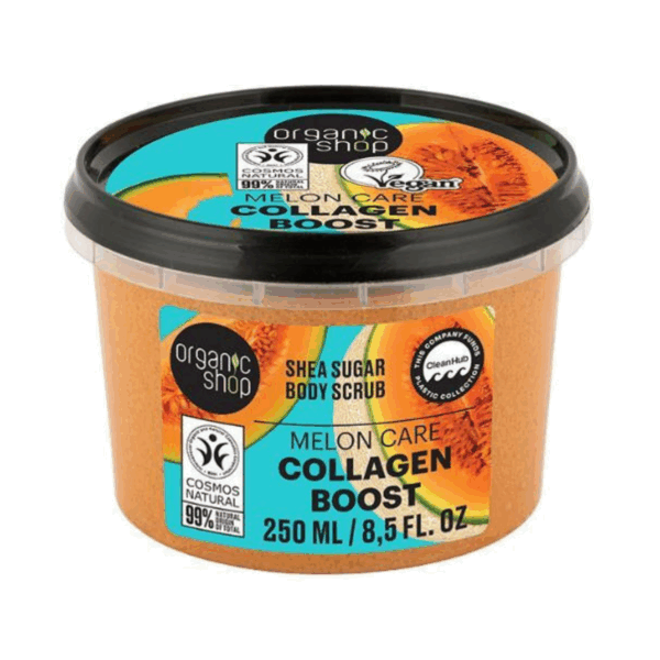 Organic Shop Natura Siberica Scrub Σώματος 250ml Mellon