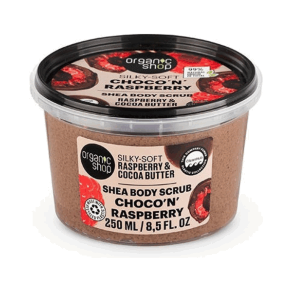 Organic Shop Natura Siberica Scrub Σώματος  Choco’n’Raspberry 250ml