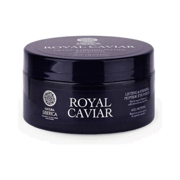 Natura Siberica Royal Caviar Eye Patches με σύμπλεγμα πεπτιδίων για Lifting Effect, 60τμχ