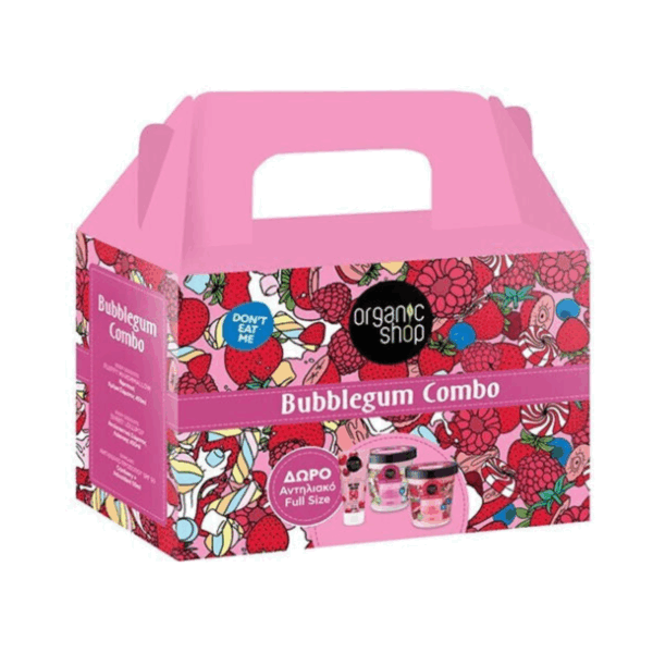 Natura Siberica Body Desserts Bubblegum Combo, Σετ Σώματος για Λείανση & Θρέψη με Δώρο Αντηλιακό Προσώπου Full Size