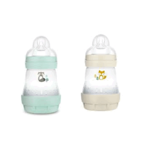 Mam Πλαστικό Μπιμπερό Easy Start Anti-Colic Forest Κατά των Κολικών με Θηλή Σιλικόνης 160ml για 0+ μηνών