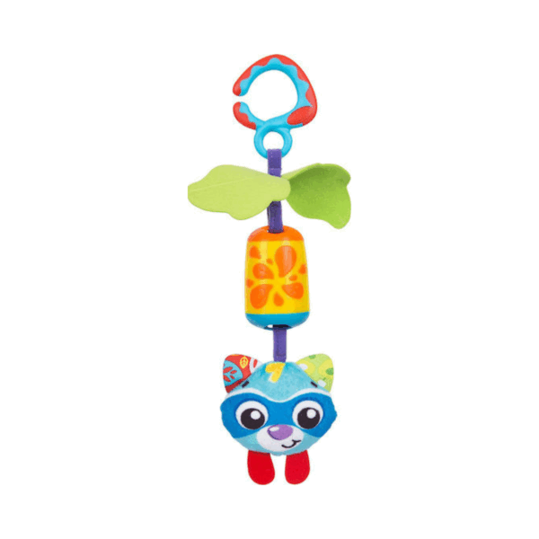 Playgro Κρεμαστό Παιχνίδι Κούνιας και Καροτσιού Cheeky Chime Rocky Racoon για Νεογέννητα