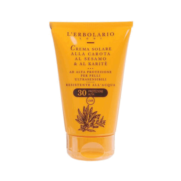 L' Erbolario Carrot Sesame & Shea Αντηλιακή Κρέμα Προσώπου και Σώματος SPF30 75ml