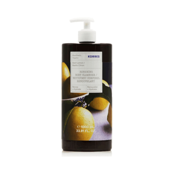 Korres Αφρόλουτρο Βασιλικός Λεμόνι 1000ml