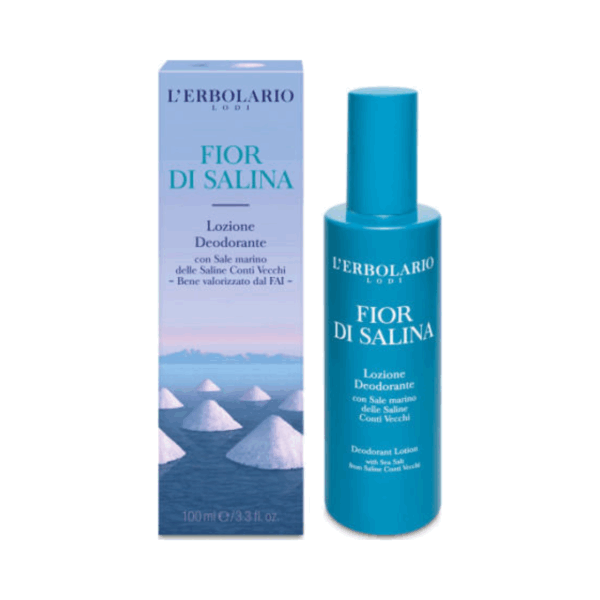 L' Erbolario Fior Di Salina Αποσμητικό σε Spray Χωρίς Αλουμίνιο 100ml