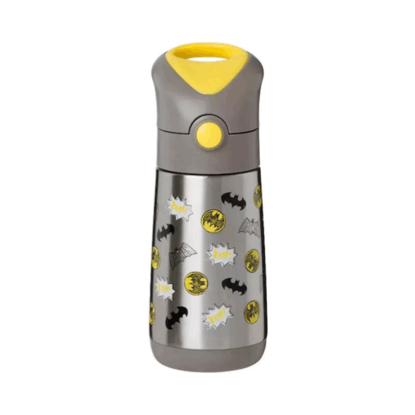 B.Box Παιδικό Παγούρι Batman Γκρι 350ml