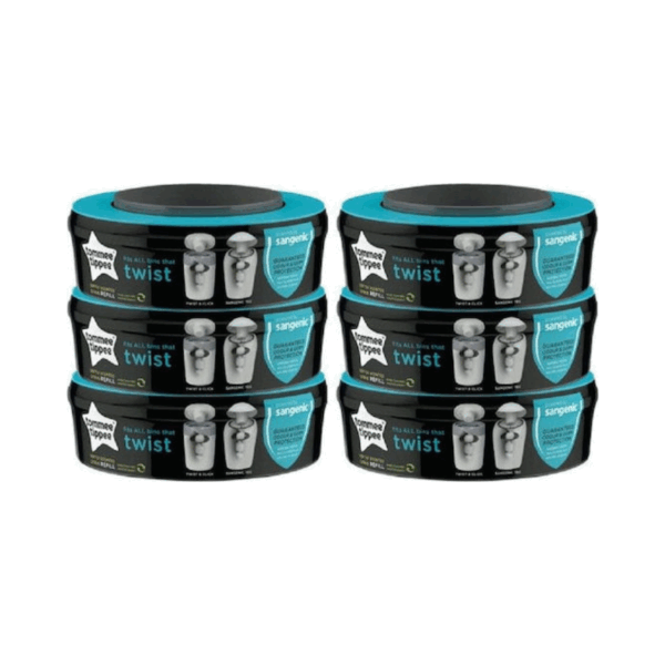 Tommee Tippee Ανταλλακτικές Σακούλες Κάδων για Πάνες Twist and Click 6τμχ - Image 2