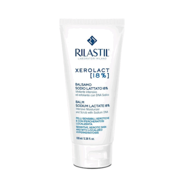Rilastil Xerolact Balm Sodium Lactate 18% Ενυδατικό Balm Ανάπλασης για Ατοπικές Επιδερμίδες 100ml