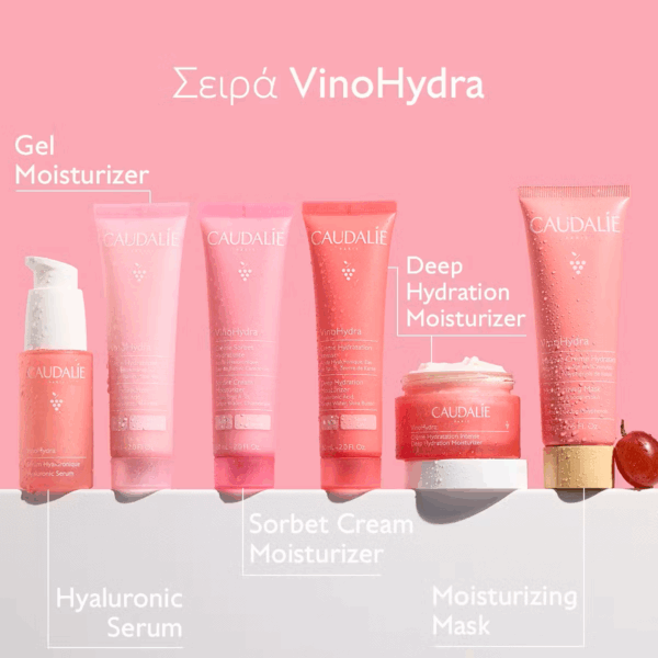 Caudalie VinoHydra Rich Ενυδατική Κρέμα Προσώπου κατά της Ερυθρότητας με Υαλουρονικό Οξύ & Πρεβιοτικά 60ml - Image 5