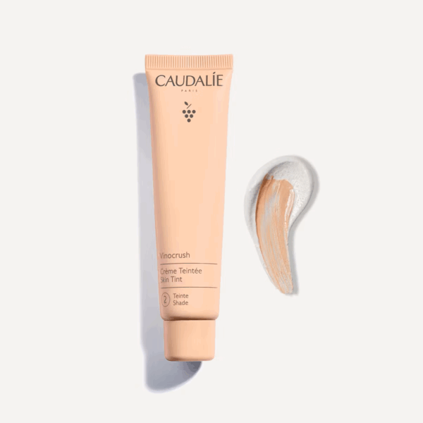 Caudalie Vinocrush Skin Tint Shade 2 Κρέμα Προσώπου Ημέρας με Χρώμα για Ενυδάτωση & Ατέλειες με Υαλουρονικό Οξύ & Πρεβιοτικά 30ml