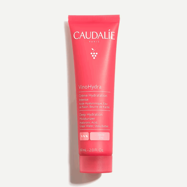 Caudalie VinoHydra Rich Ενυδατική Κρέμα Προσώπου κατά της Ερυθρότητας με Υαλουρονικό Οξύ & Πρεβιοτικά 60ml