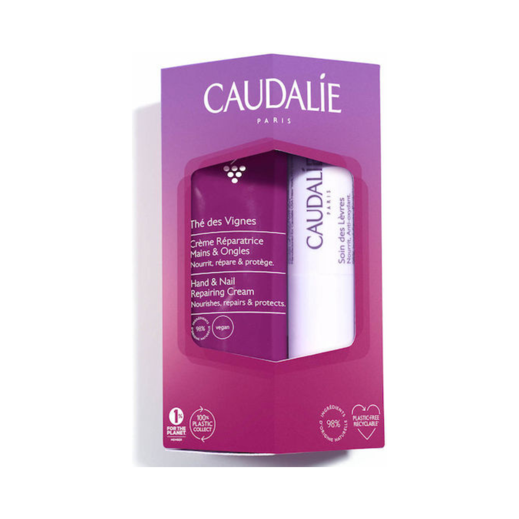 Caudalie Thé Des Vignes Hand & Lip Duo Σετ Περιποίησης για Ενυδάτωση 2τμχ - Image 2