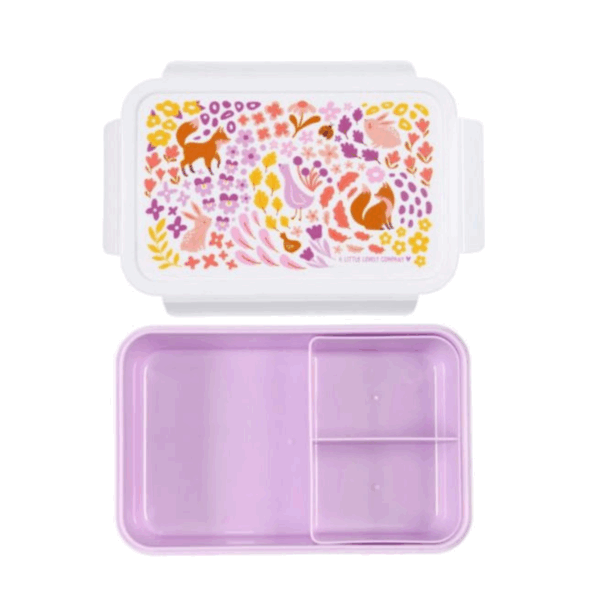 A little lovely company: Δοχείο φαγητού Bento με χωρίσματα- 1,2 L- Flower garden - Image 2