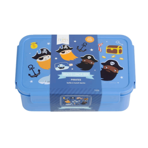 A little lovely company: Δοχείο φαγητού Bento με χωρίσματα- 1,2 L-Pirates - Image 3