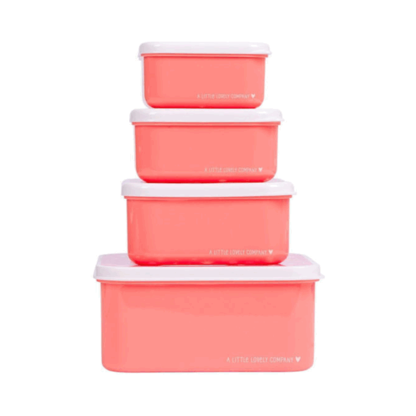 A little lovely company: Σετ 4 δοχεία φαγητού Lunch & Snack Box - Fun - Image 3