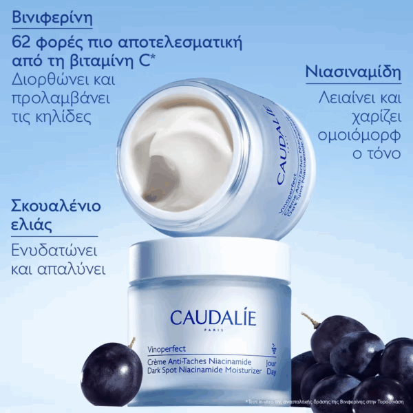 Caudalie Vinoperfect Κρέμα Προσώπου Ημέρας για Ενυδάτωση, Πανάδες & Λάμψη 50ml - Image 4