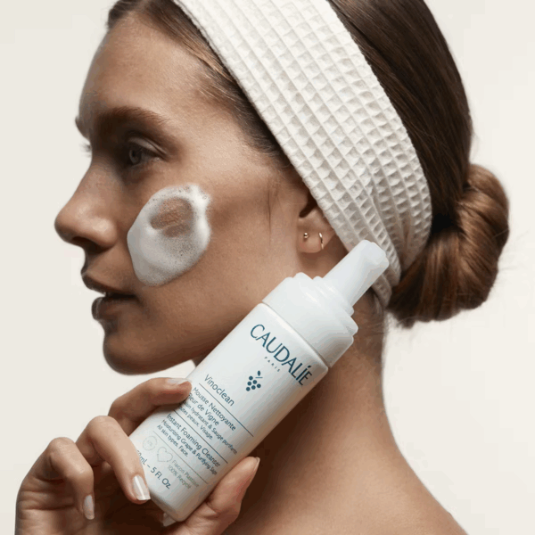 Caudalie Vinoclean Αφρός Καθαρισμού Προσώπου 2x150ml - Image 3