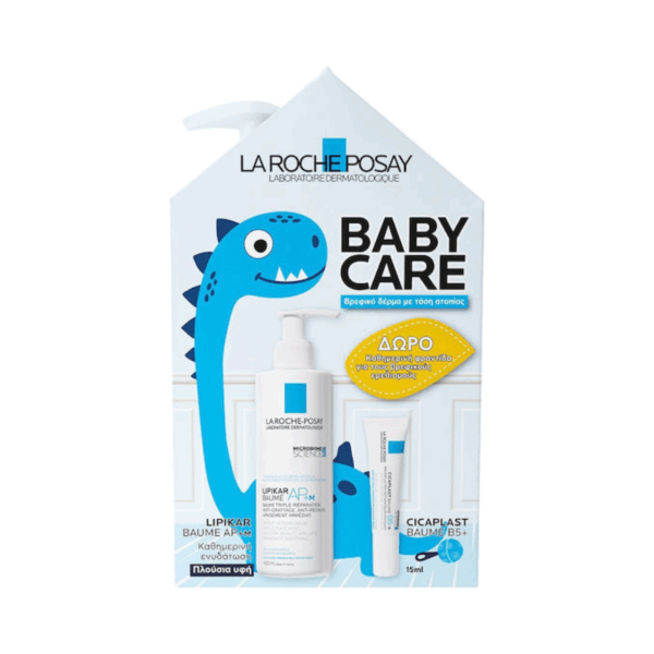 La Roche-Posay Baby Care Promo Lipikar Baume AP+M Ενυδατικό Βάλσαμο για το Βρεφικό Δέρμα με Τάση Ατοπίας, 400ml & Δώρο Cicaplast Baume B5+ 15ml