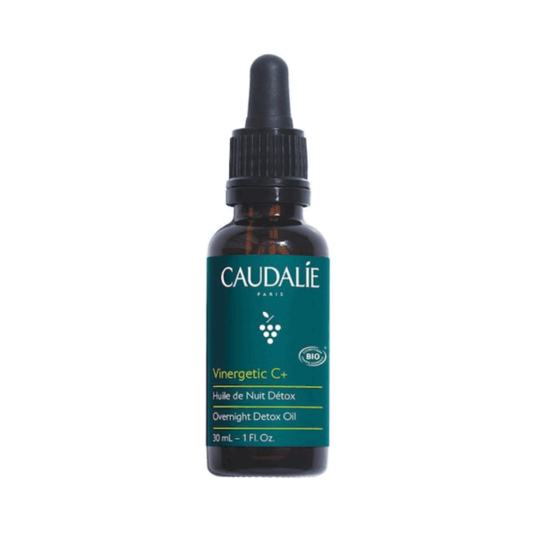 Caudalie Vinergetic C+ Ξηρό Βιολογικό Λάδι Προσώπου για Ενυδάτωση , Αντιγήρανση , Λάμψη & Θρέψη με Έλαιο Άγριο Τριαντάφυλλο 30ml