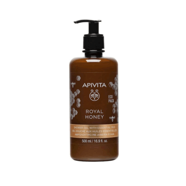 Apivita Royal Honey Κρεμώδες Αφρόλουτρο με Αιθέρια Έλαια 500ml
