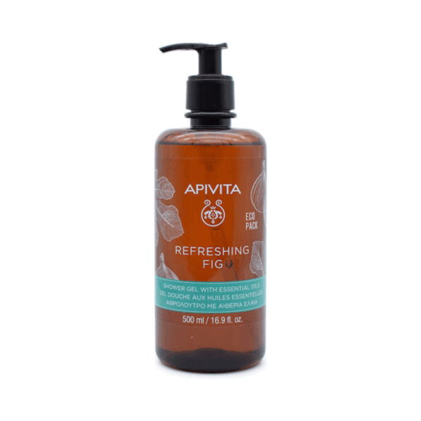 Apivita Refreshing Fig Αφρόλουτρο σε Gel με Αιθέρια Έλαια 500ml