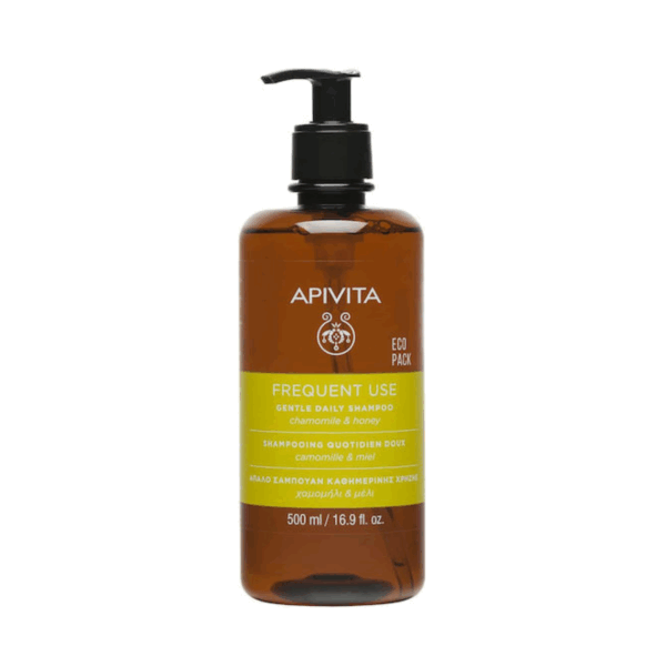 Apivita Frequent Use Chamomile & Honey Σαμπουάν Ενυδάτωσης για Όλους τους Τύπους Μαλλιών 500ml
