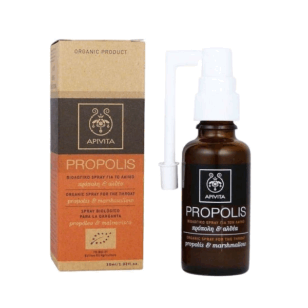 Apivita Propolis Spray με Αλθαία & Πρόπολη χωρίς Γλουτένη 30ml