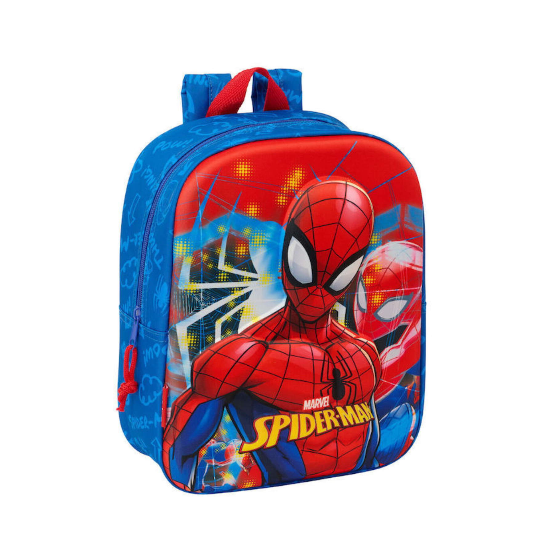 Σχολική Τσάντα Spider-man Κόκκινο Ναυτικό Μπλε 22 X 27 X 10 Cm 3d