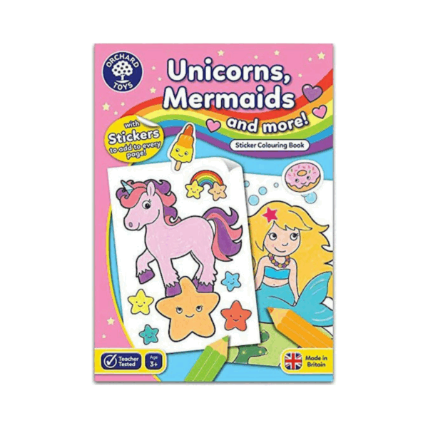 Orchard Toys Βιβλίo Ζωγραφικής Unicorns Mermaids