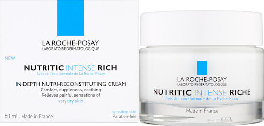 La Roche Posay Nutritic Intense Rich 24ωρη Ενυδατική Κρέμα Προσώπου 50ml - Image 3