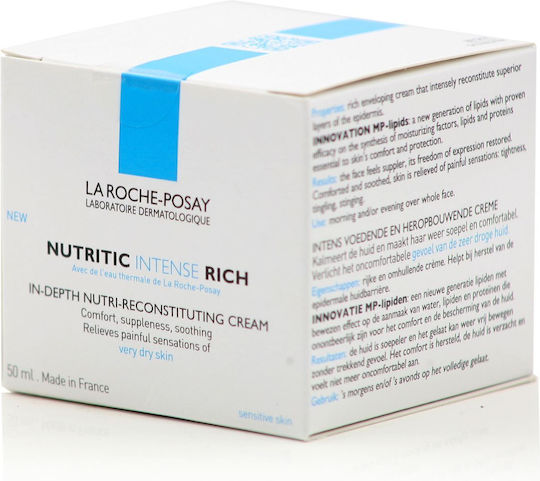 La Roche Posay Nutritic Intense Rich 24ωρη Ενυδατική Κρέμα Προσώπου 50ml - Image 2