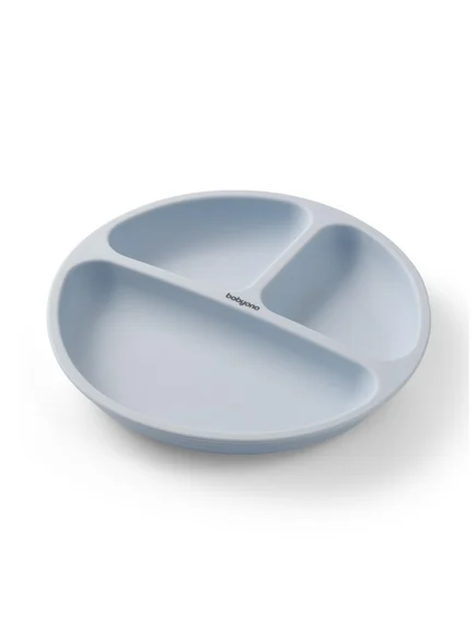 Babyono Παιδικό Πιάτο Φαγητού από Σιλικόνη Μπλέ - Image 3