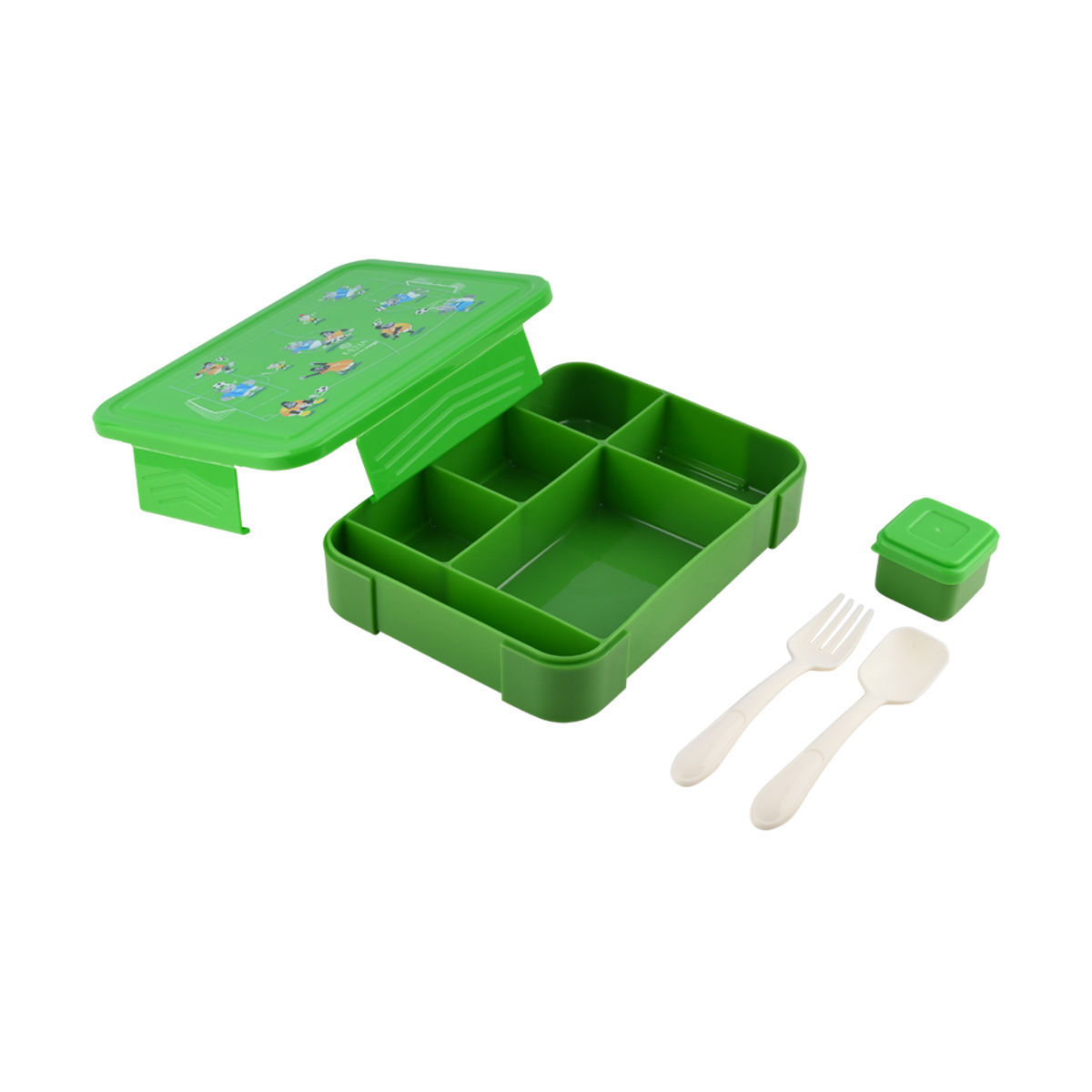 Estia Φαγητοδοχείο 1330ml 5 Θέσεων Κουτάλι | Πιρούνι |Δοχείο Jungle Kick - Image 3