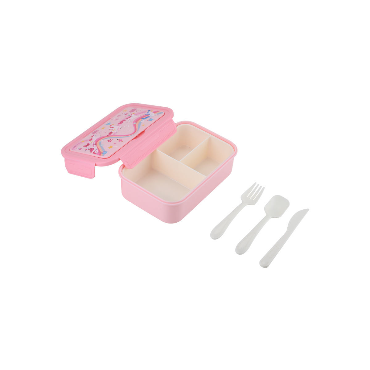 Estia Φαγητοδοχείο Ανοξείδωτο 1400ml Mε 3 Θήκες Rainbow Dreams - Image 3