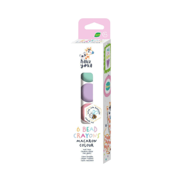Haku Yoka Bead Σετ Κηρομπογιές σε 6 Χρώματα - Image 2