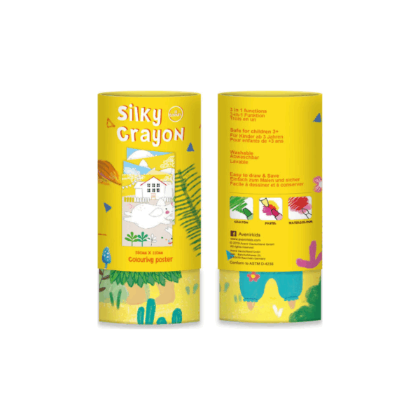 Avenir Silky Crayons Lion Σετ Κηρομπογιές 12τμχ - Image 2