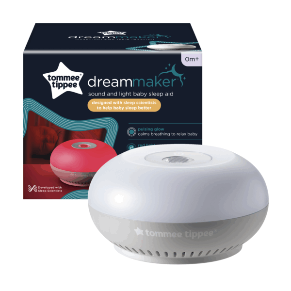 Tommee Tippee Dreammaker: Επιστημονικό Βοήθημα Ύπνου με ροζ ήχο, κόκκινο φωτισμό και αισθητήρα κλάματος